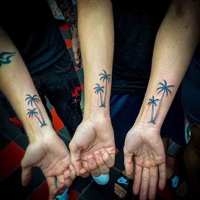 unisex matching tattoos for siblings