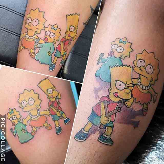 13k Likes 1944 Comments  The Simpsons Tattoo  thesimpsonstattoo on  Instagram sotowsk and if yo  Sister tattoos Sibling tattoos Brother  sister tattoo
