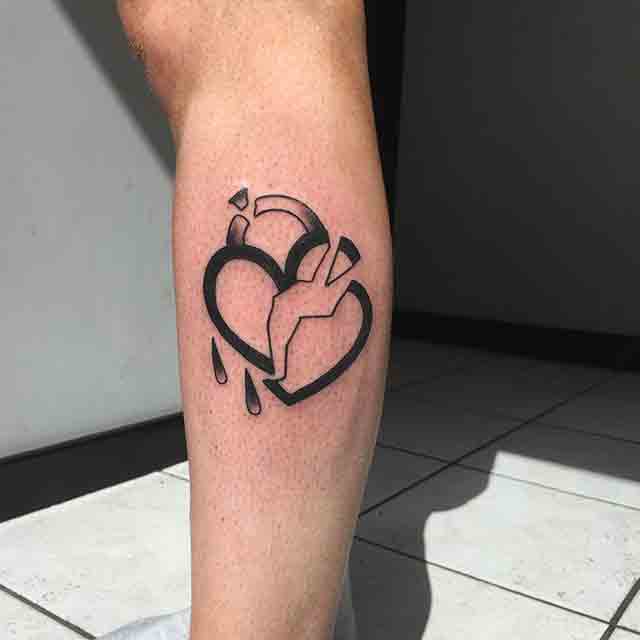 Heart Outline Temporary Tattoo Set  Tattoo Icon  TattooIcon