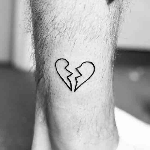 broken heart tattoo