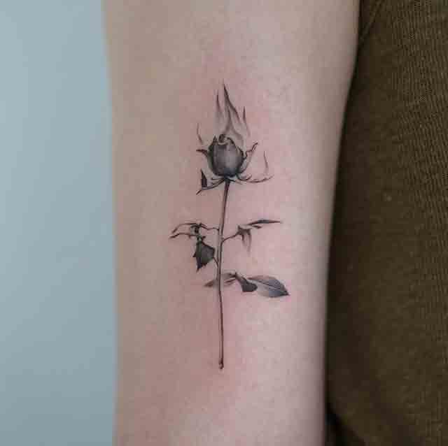 Fire Poppy Flower Tattoo Watercolor  Best Tattoo Ideas Gallery