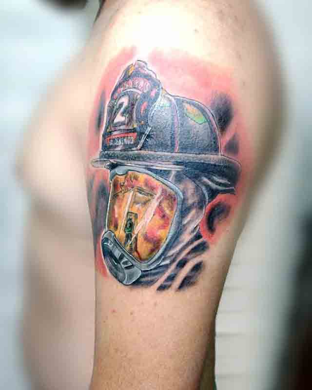 Illustration Skull Using Fireman Helmet Cross Stock Vector Royalty Free  1456693382  Shutterstock