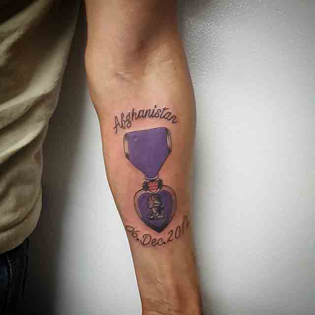 Share more than 68 purple heart tattoo  incdgdbentre