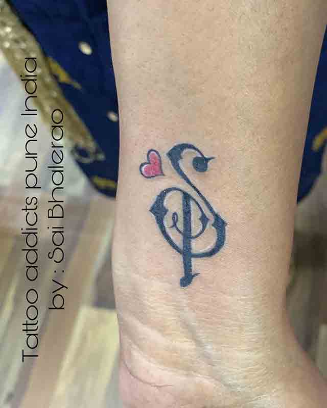 sp heart tattoo