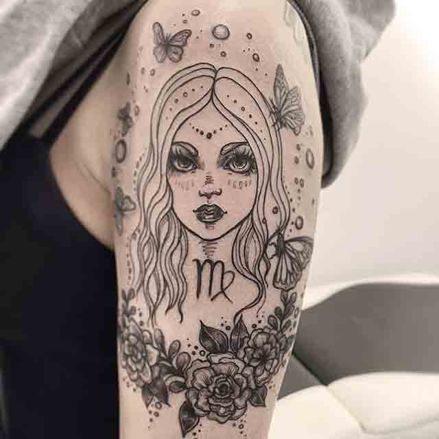 Virgo Tattoos: 50+ Designs with Meanings, Ideas, Celebrities - Body Art Guru