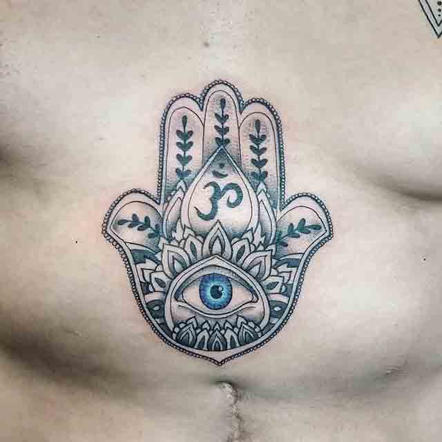 Top 15 Exclusive Hamsa Tattoo Designs In 2023  Styles At Life