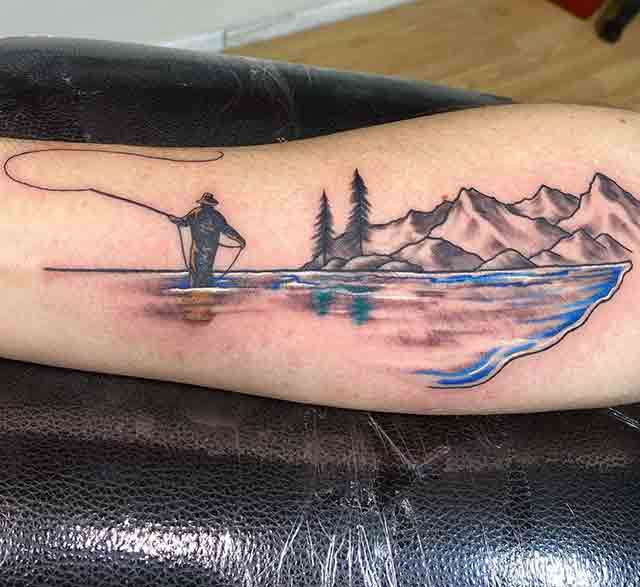 Another Great Fly Fishing Tattoo  FISHING FURY  A Fishing Blog with  Attitude