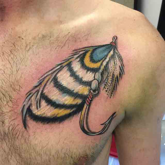 fly fishing lure tattoos