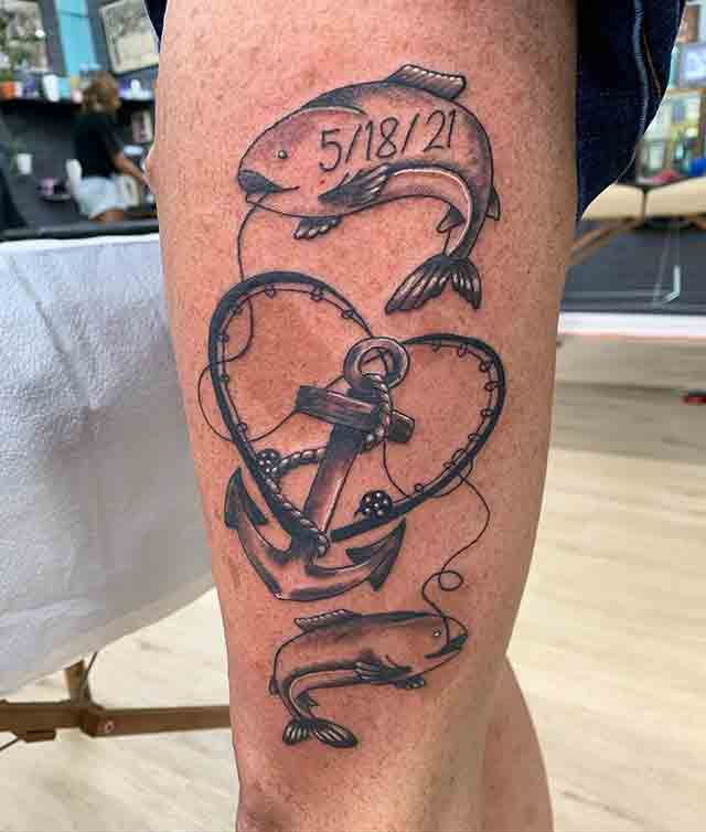 fishing tattoos for men