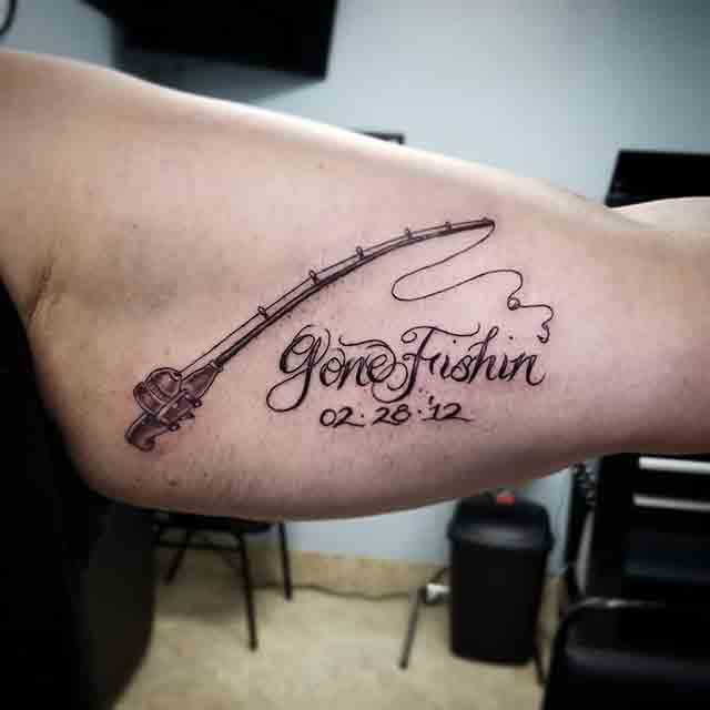 gone fishing memorial tattoos