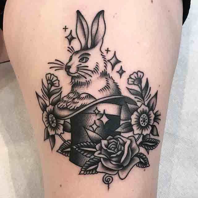 traditional-rabbit-tattoo-(3)
