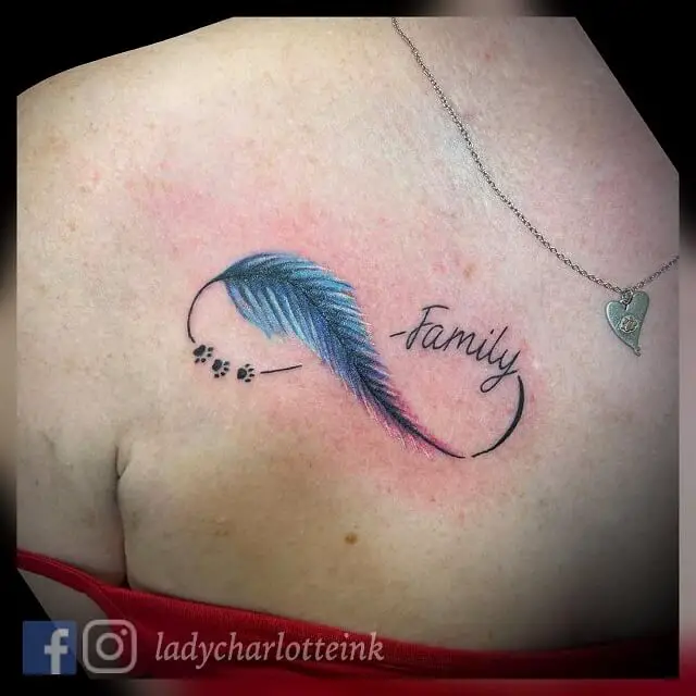 Feather Chest Tattoo