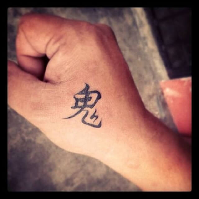 chinese hand tattoos