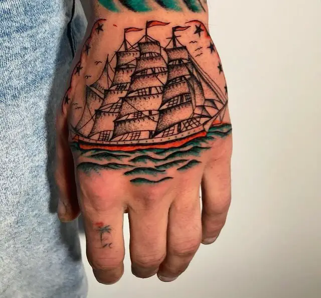 classy hand tattoos