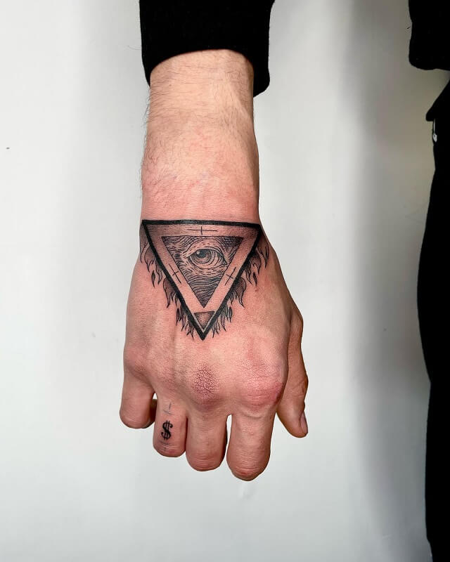 classy hand tattoos