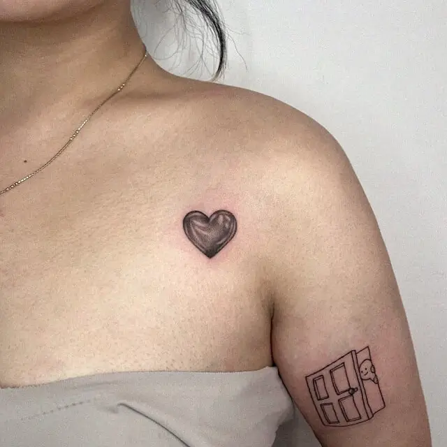cute chest tattoos 