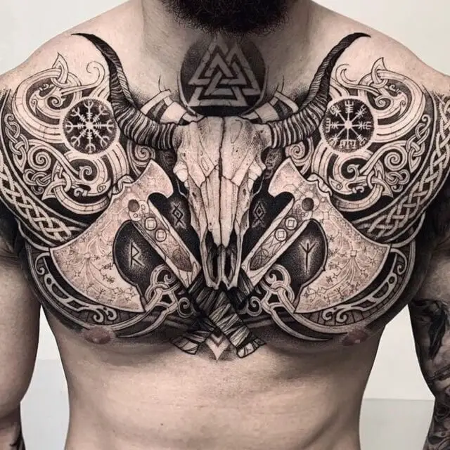 full chest tattoos