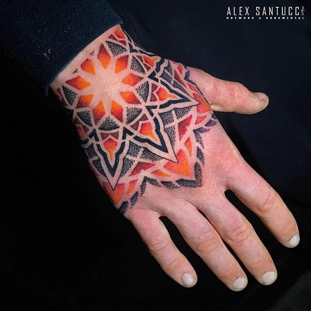 full hand tattoo