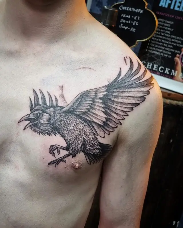 left chest tattoos