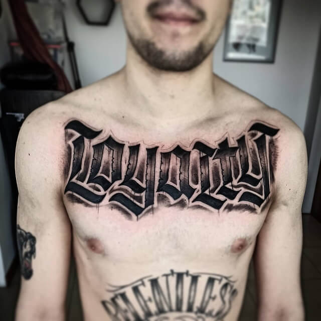  loyalty chest tattoos