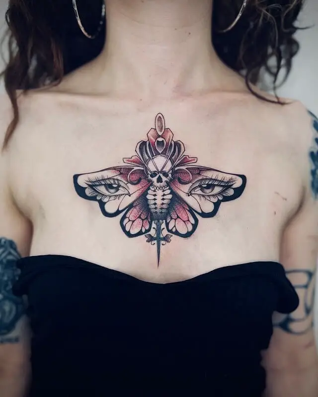 42 Most Beautiful Chest Tattoos for Women in 2023  PROJAQK