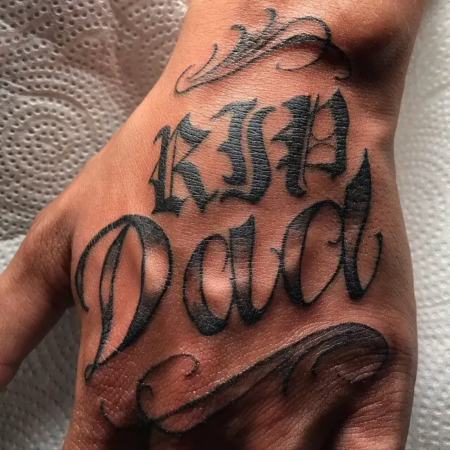 rip hand tattoos
