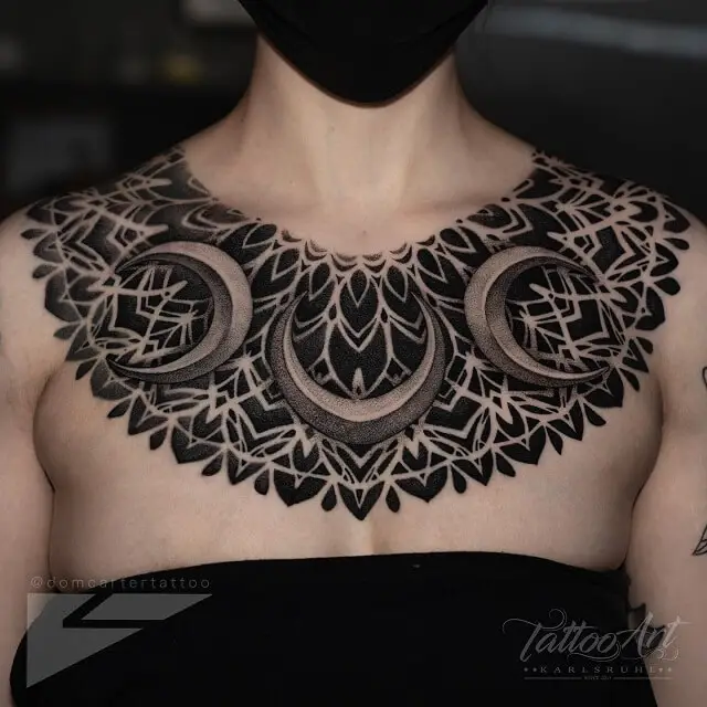 shoulder chest tattoos