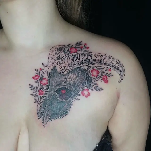 side chest tattoos