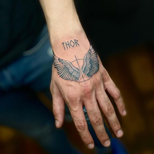 simple hand tattoos