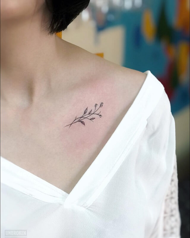 21 Sensuous  Unique Chest Tattoos Women2023 Version