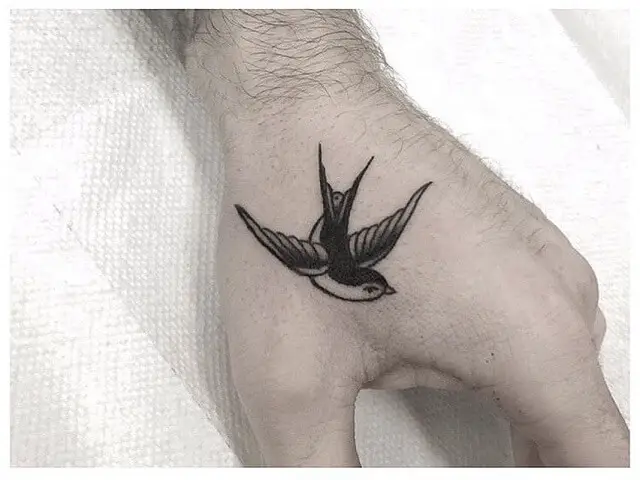 small hand tattoos for men