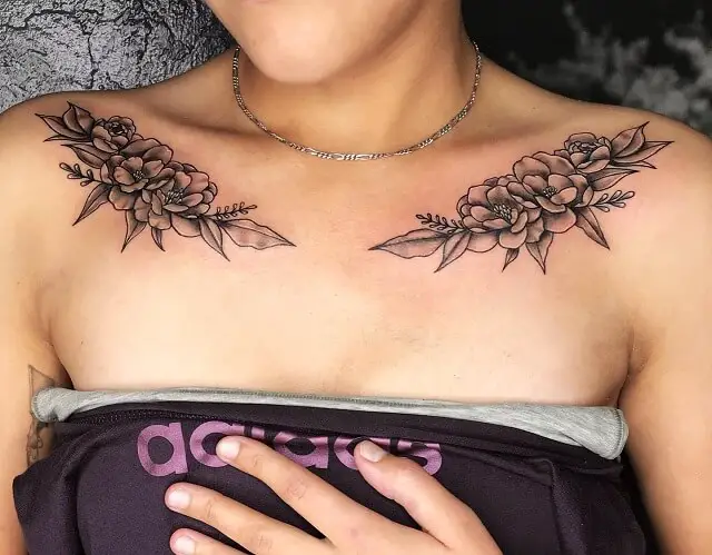 Ornamental Chest With Mandala  Leaves  Best Tattoo Ideas For Men  Women