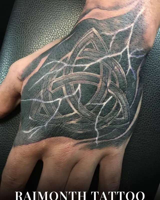 viking hand tattoos