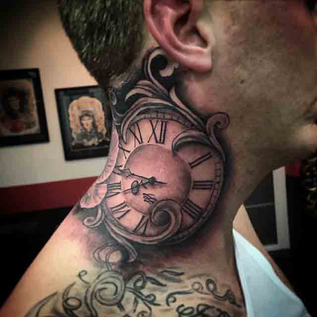 Clock Tattoos for Men  Ideas and Designs for Guys