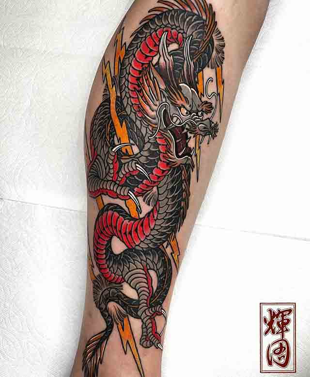 Dragon-Leg-Tattoo-(1)