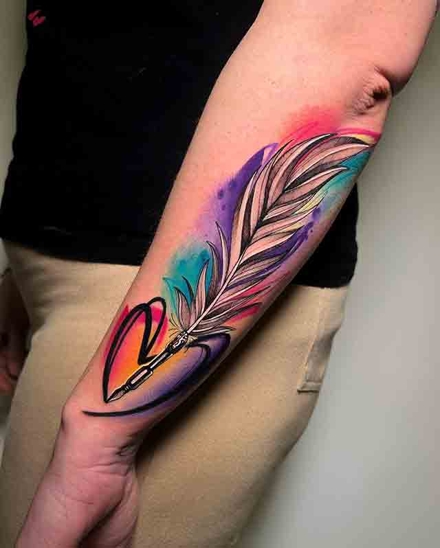 Feather-Forearm-Tattoos-For-Men-(1)