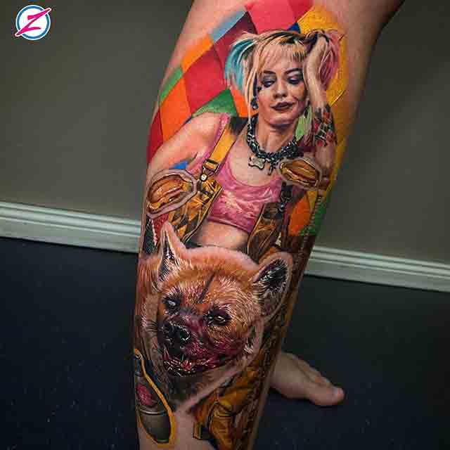 Harley-Quinn-Leg-Tattoos-(3)