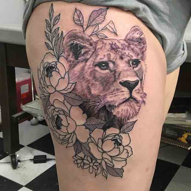 Lion-Thigh-Tattoo-(2)