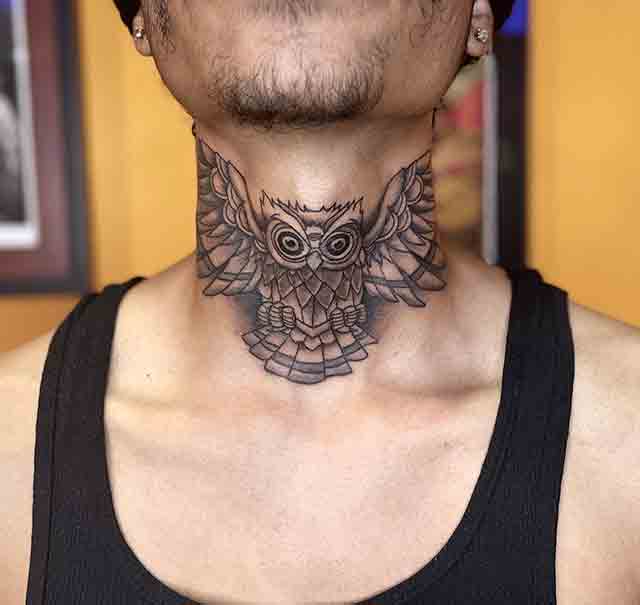 Owl-Neck-Tattoos-(3)