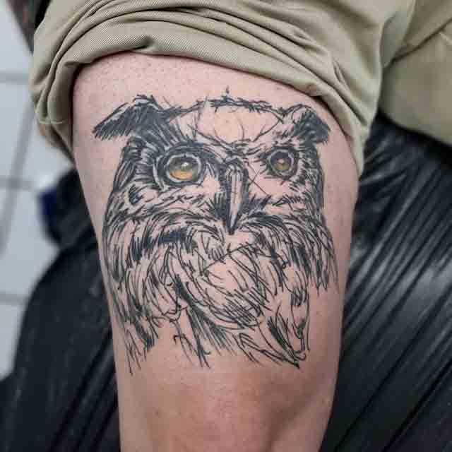 Owl-Thigh-Tattoos-(3)