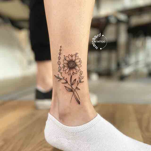 Sunflower-Leg-Tattoo-(3)