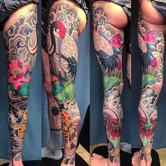 Big tattoos for whole leg