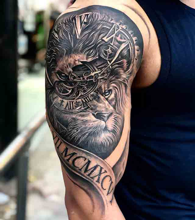 21 Gorgeous Clock Tattoo Ideas For Men  Styleoholic