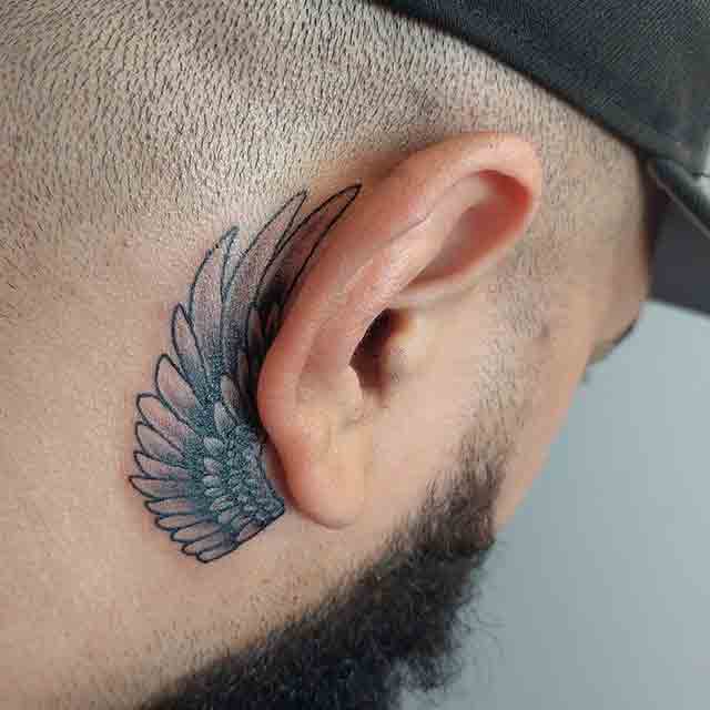 Angel-Wing-Tattoo-Behind-Ear-(3)