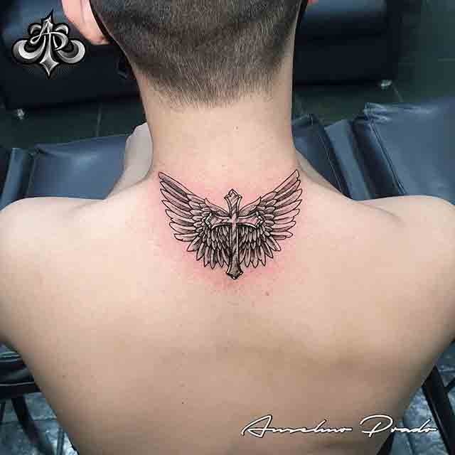 Angel-Wings-On-Neck-Tattoo-(2)