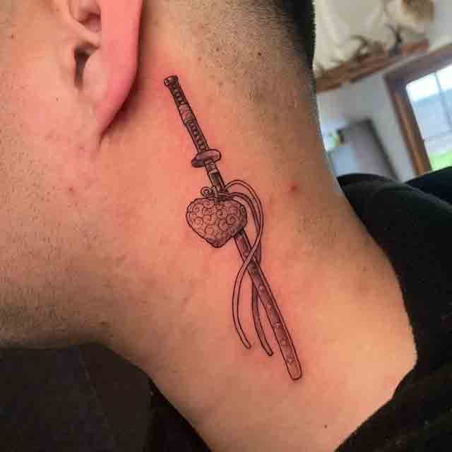 Anime Neck Tattoo Ideas