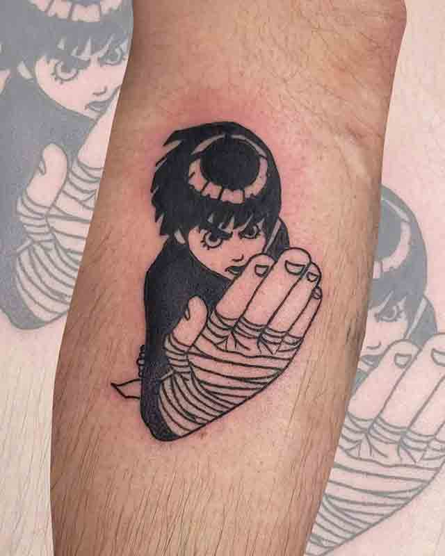 ANIME TATTOOS132K on Instagram  ROCK LEE  by mrscutella   Follow animemasterink for more   Tatuagem do naruto Tatuagens nerds  Tatuagens de anime