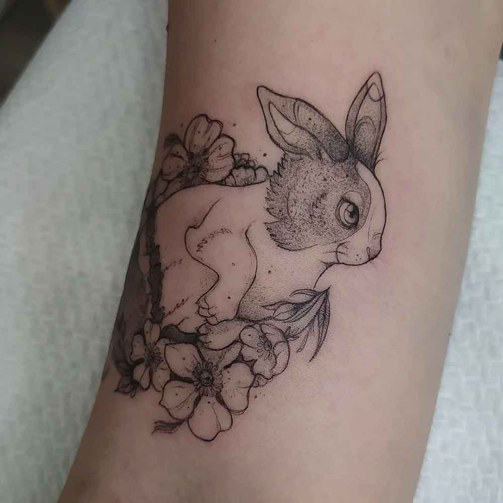 Asian Rabbit Tattoo 1