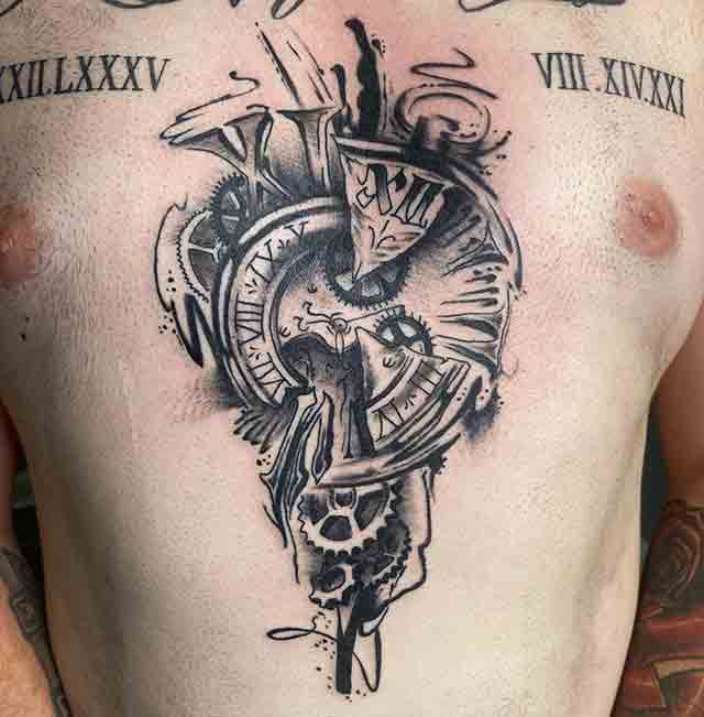 Clock Tattoos for Men  Ideas and Designs for Guys