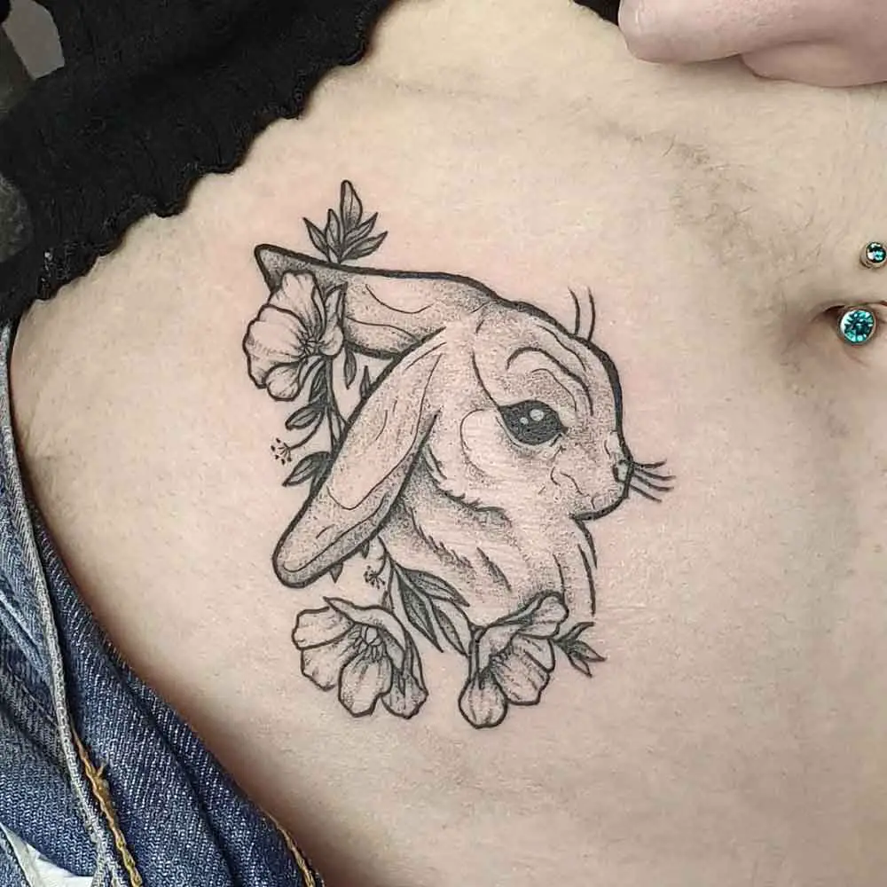 Bunny Rabbit Tattoo 1